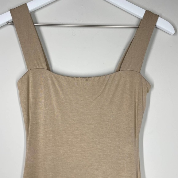 NAKED WARDROBE Figure It Out Midi Dress Nude S - Picture 4 of 7